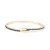 14K Gold Tennis Bracelet with Onyx Stones - Clasp View